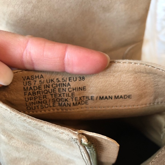 Tan Suede Booties - Picture 8 of 8